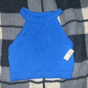 Aerie Superchill Seamless High Neck Bra Top